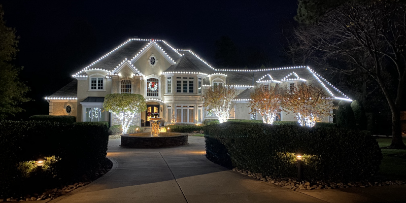Christmas Light Installation in Huntersville, North Carolina